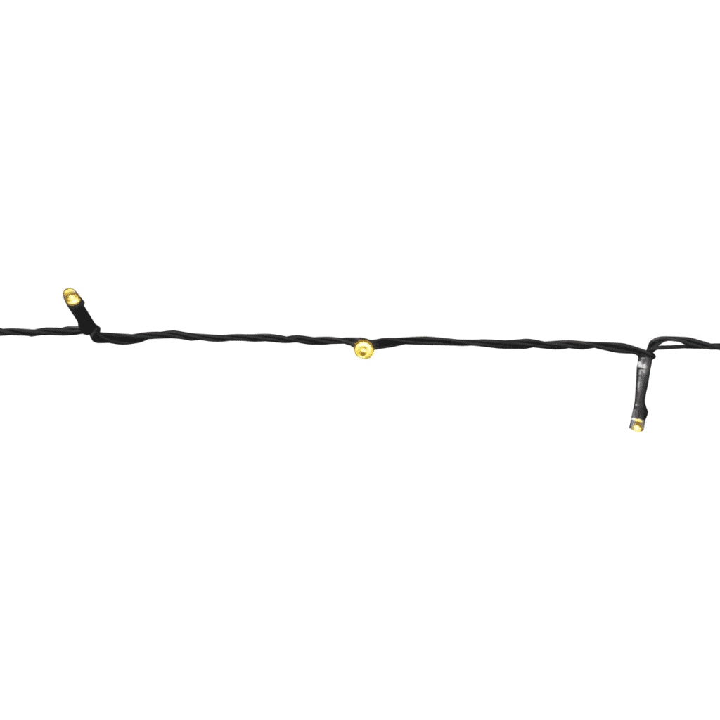 Luci a Stringa Solare LED Bianco Caldo Decorazione Natalizia 40698