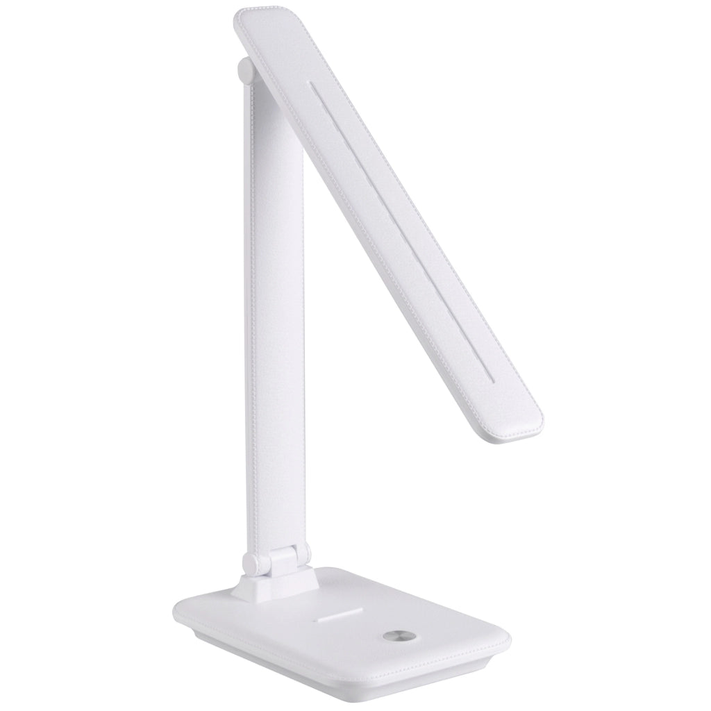 Lampada da scrivania LED 8W dimmerabile bianca Polux