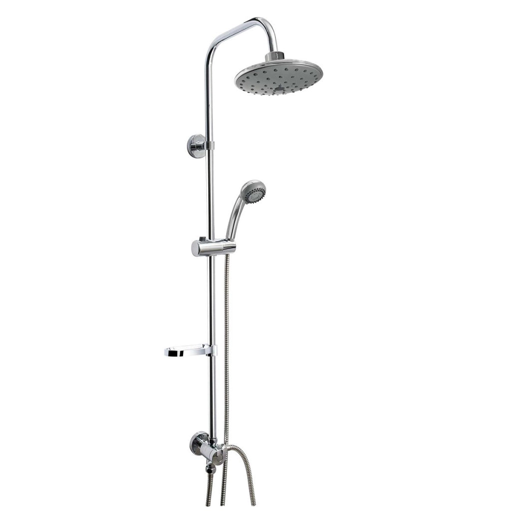 Colonna doccia tonda Cromato CARBONIA