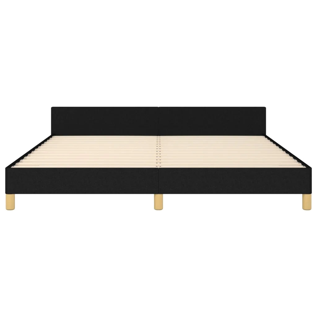 Giroletto senza Materasso Nero 160x200 cm in Tessuto 3125148