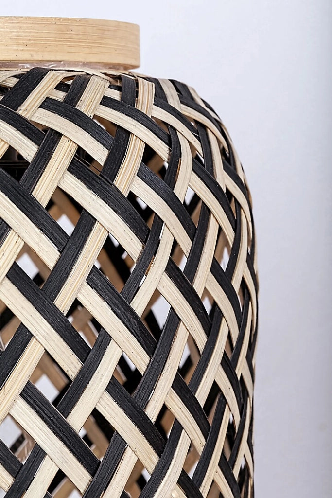 Lampada sospensione Adalla Rabalux 3xE27 nero rattan