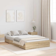 Struttura letto con contenitore Rovere Sonoma 120 x 200 cm 3335303