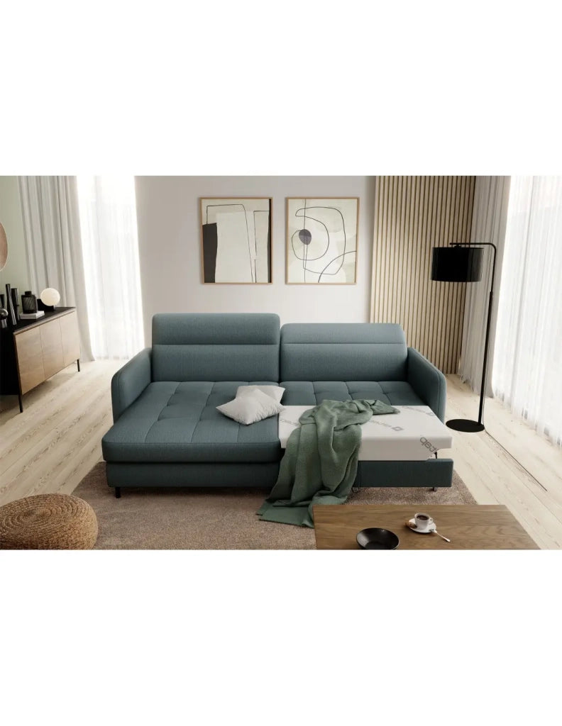 Divano ad angolo collezione GOUMSI colore Verde scuro
