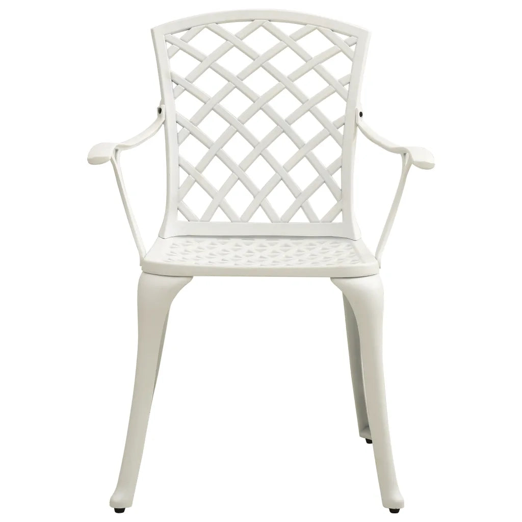 Set da Bistrot 3 pz in Alluminio Pressofuso Bianco 3070588