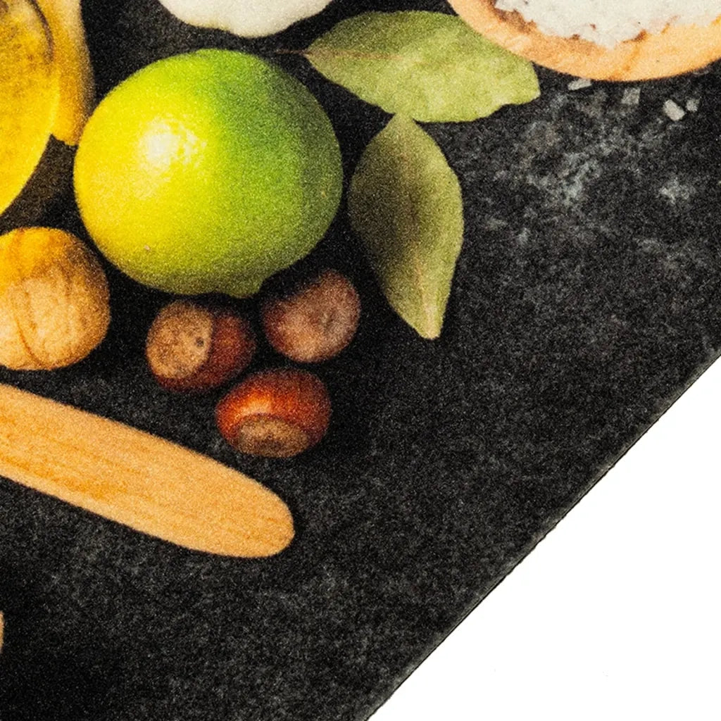 Tappeto del soggiorno | Tappeto da Cucina Lavabile Spezie 45x150 cm Velluto