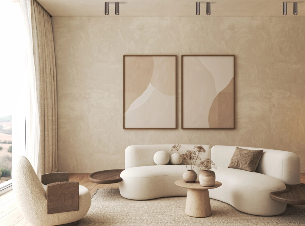 Spot soffitto moderno marrone tondo GU10 17cm Italux