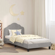 Struttura letto bambini con testata Grigio chiaro 80 x 200 cm 42010943