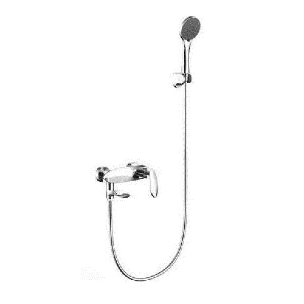 Trade Shop - Kit Completo Rubinetto Miscelatore Vasca Da Bagno + Doccetta Cromata Luxury -