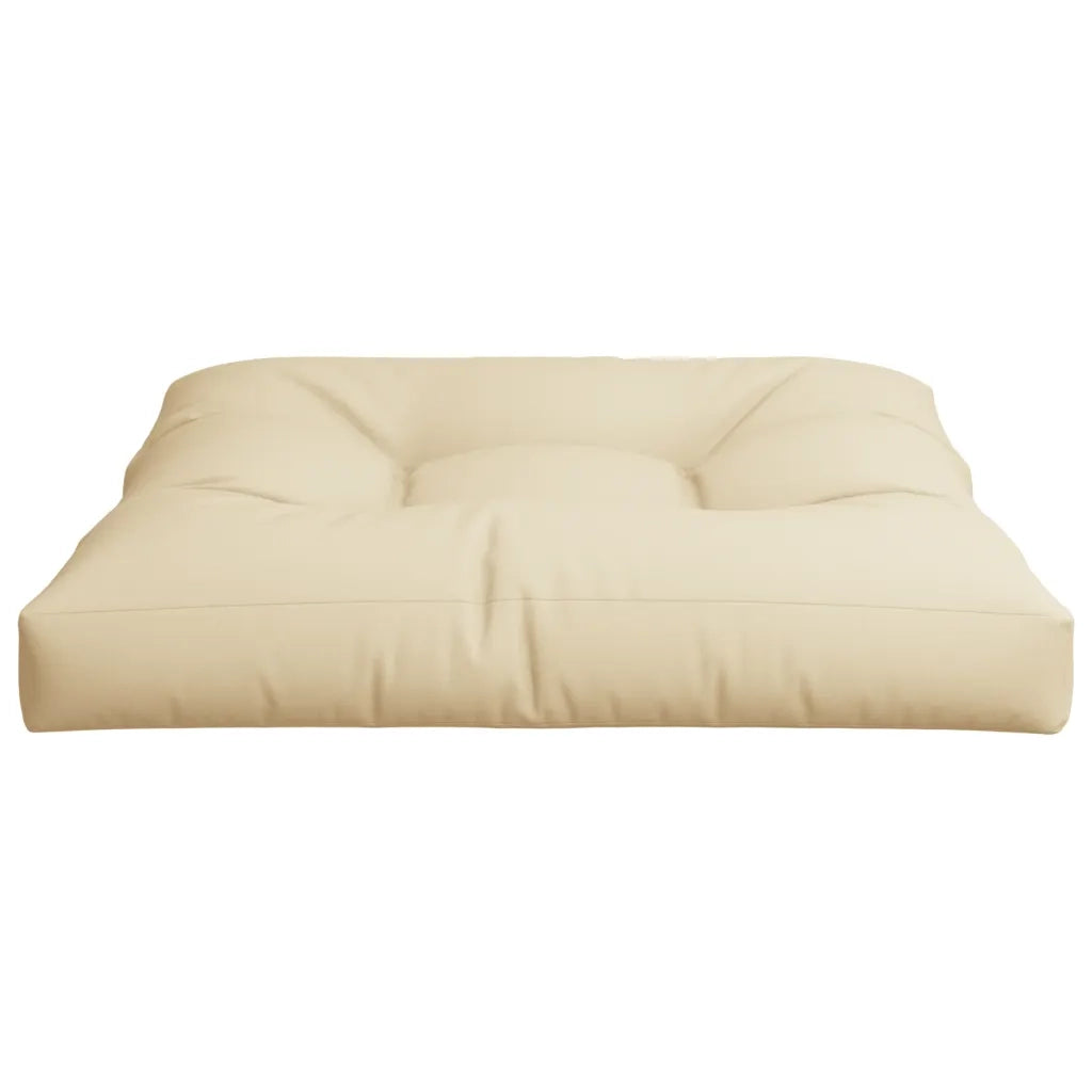 Cuscino per pallet | Cuscini per sedie Beige 80x80x12 cm in Tessuto