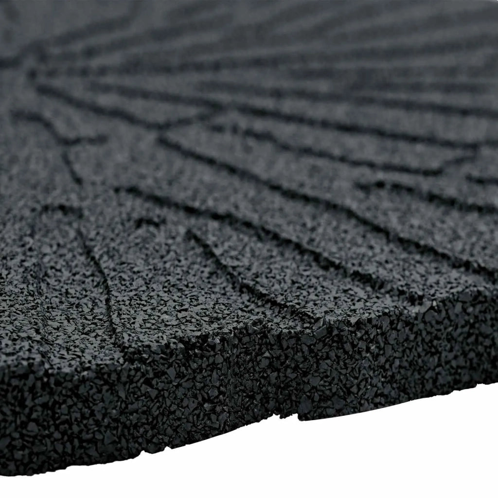 Pietra da Passo 6 pcs Nero Ø 45 x 1,8 cm Gomma