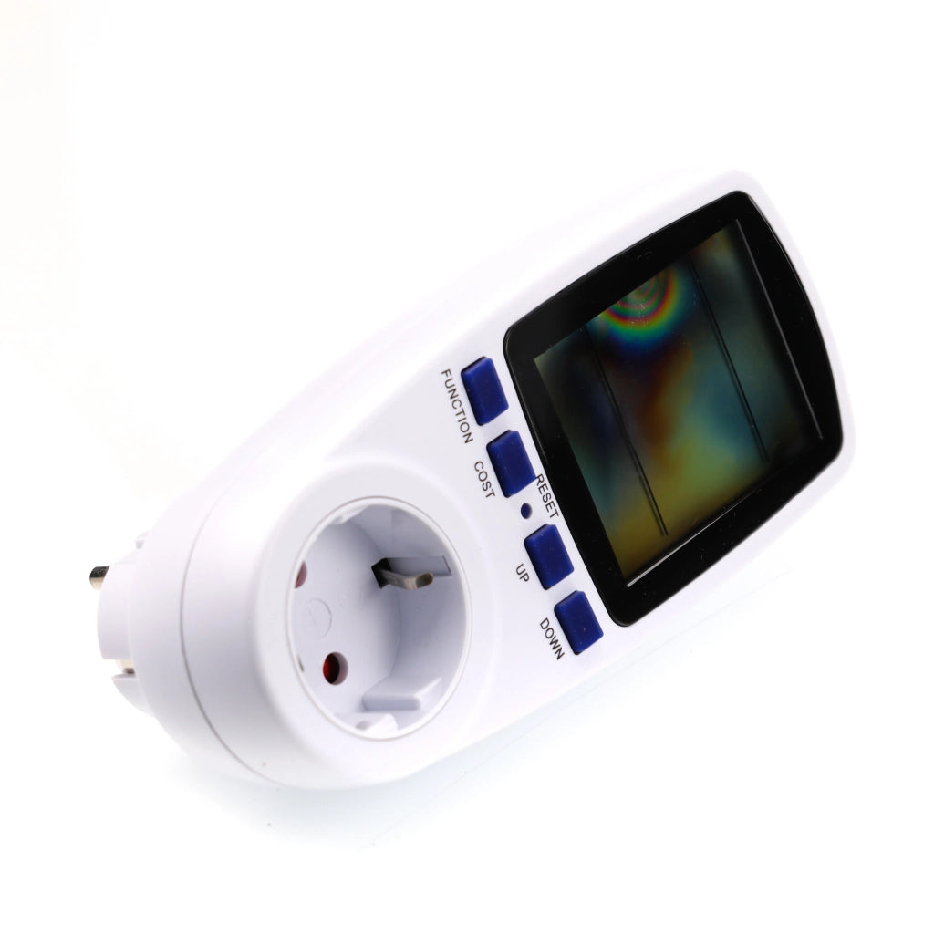 Misuratore di Consumo Elettrico – Display Grande 60x50mm | Precisione 1%, Max 3680W