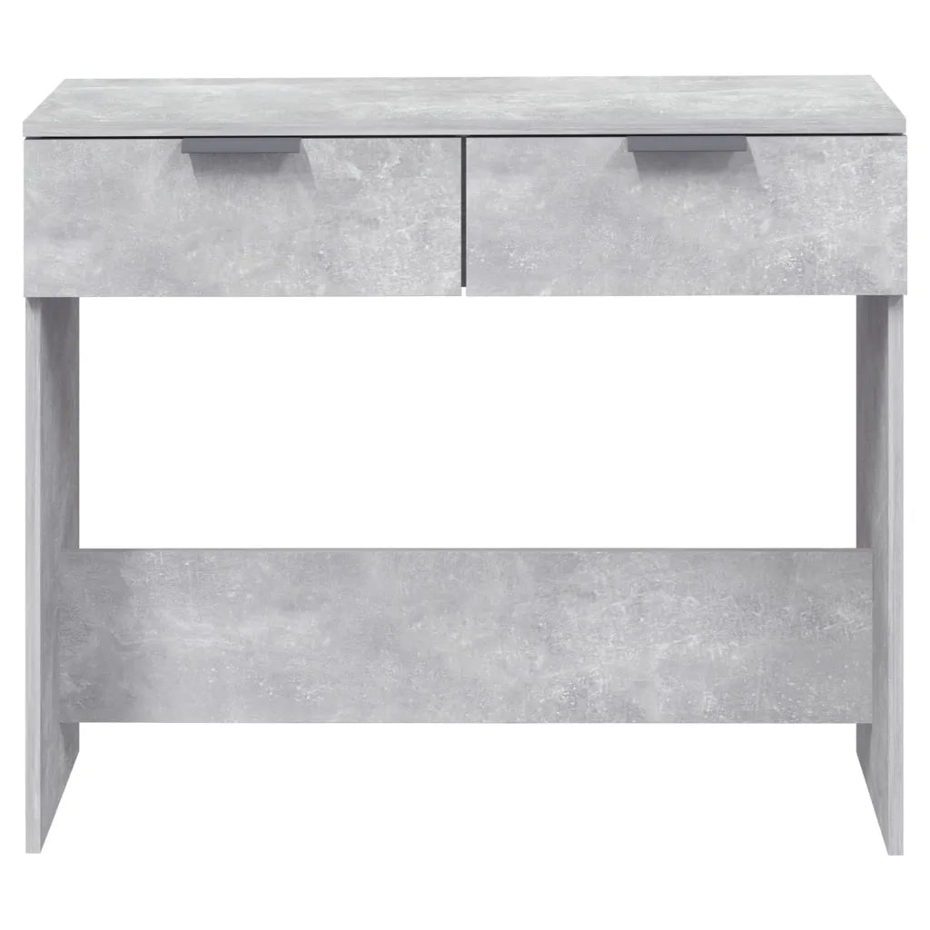 Tavolino da Salotto-Tavolino da soggiorno-Tavolo Grigio Cemento 90x36x75cm Legno Multistrato