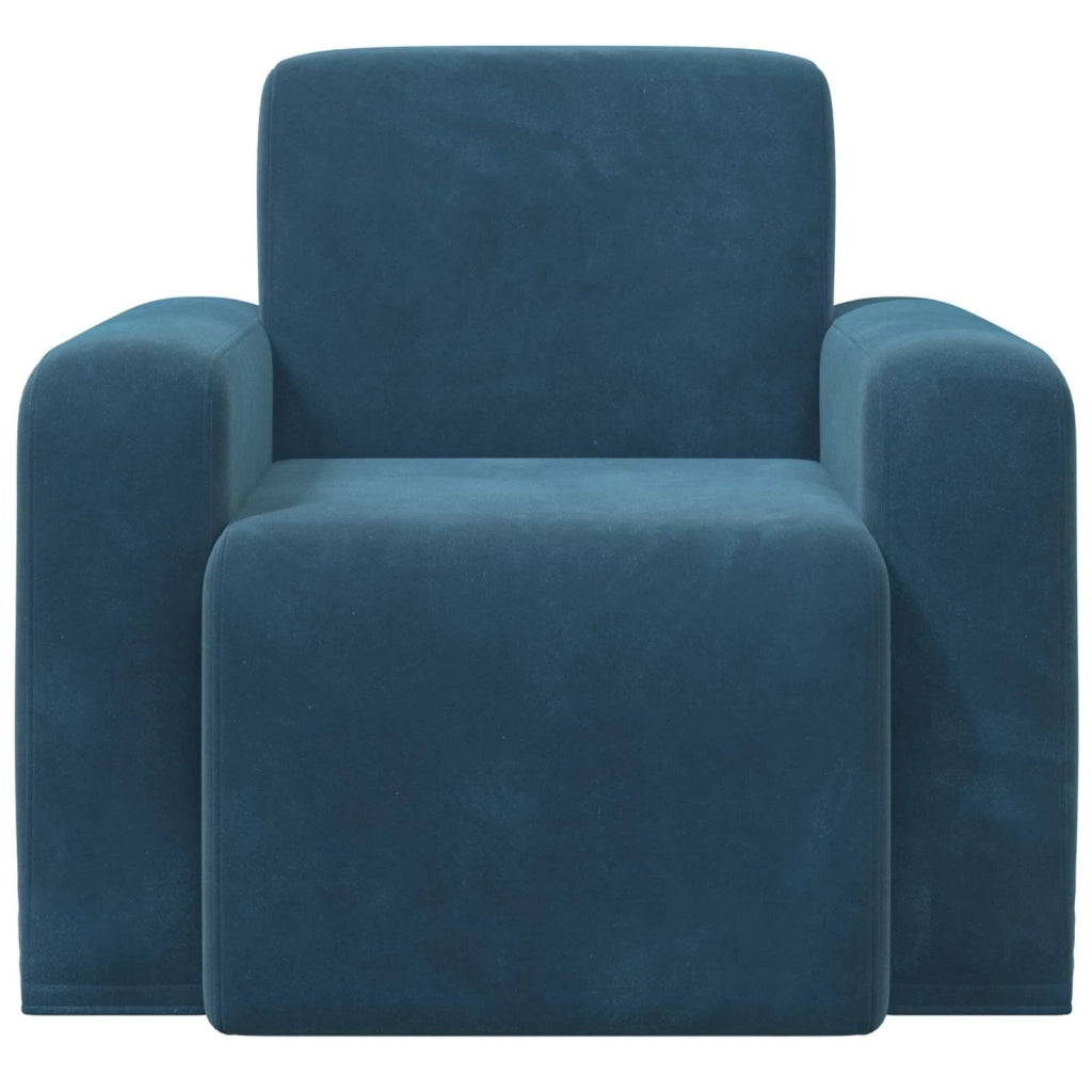 Poltrona Blu Velluto (V) 42042438