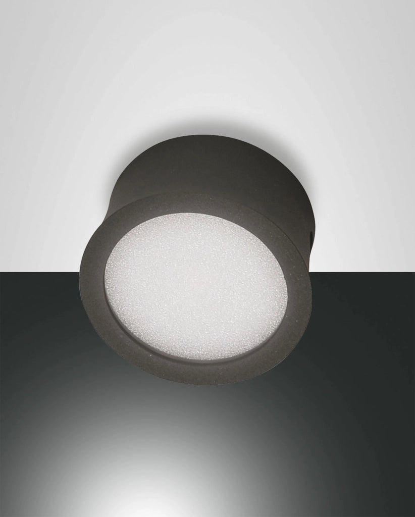 PONZA LUCE SPOT ANTRACITE A LED 3000K 540LM 7W IN ALLUMINIO IP20