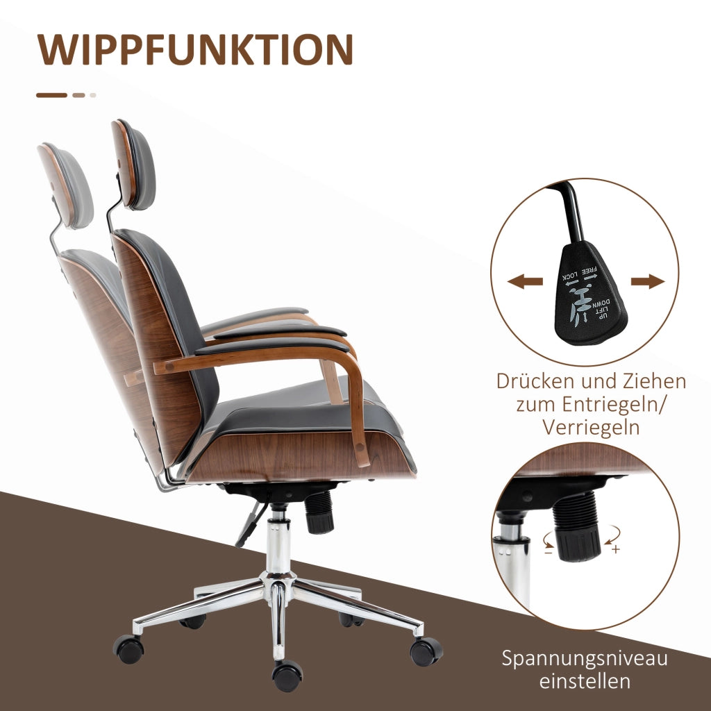 Sedia da ufficio ergonomica ¨C Minimal ¨C nero