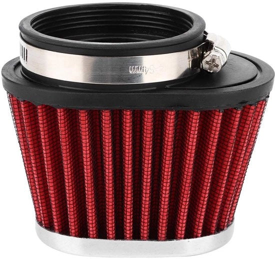 Filtro d'aria per motori - Filtro a cappello - Prestazioni aumentate - 60MM - Filtro d'aria di aspirazione accessorio - Adatto per la maggior parte delle moto