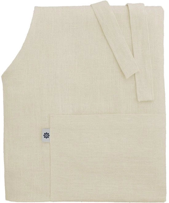 Schort in Lino e Cotone - Grembiule per la Cucina - 1 pezzo - 100% Lino - 70 x 84 cm