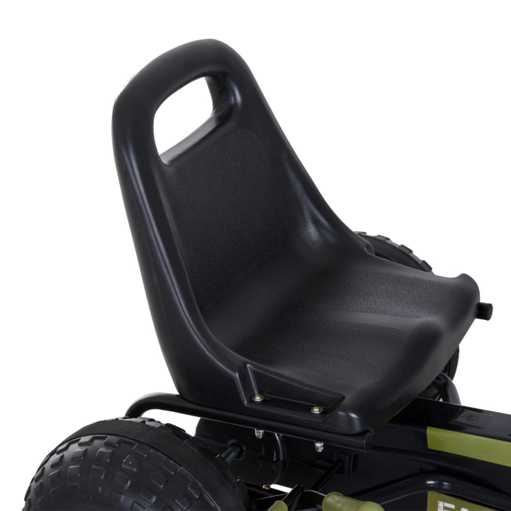 Go Kart Pedali per Bambini ¨C Zephmum ¨C Nero e Verde 99x65x56cm
