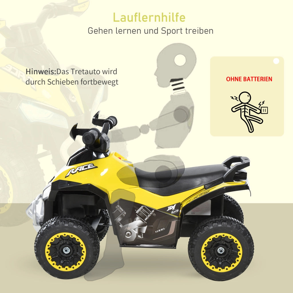 Auto Giocattolo Scivolo per Bambini ¨C Minimal ¨C Giallo