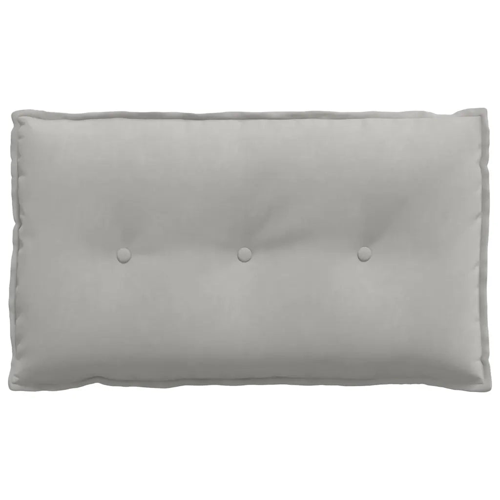 Cuscino per Schiena Grigio chiaro 80 x 50 cm 42014731