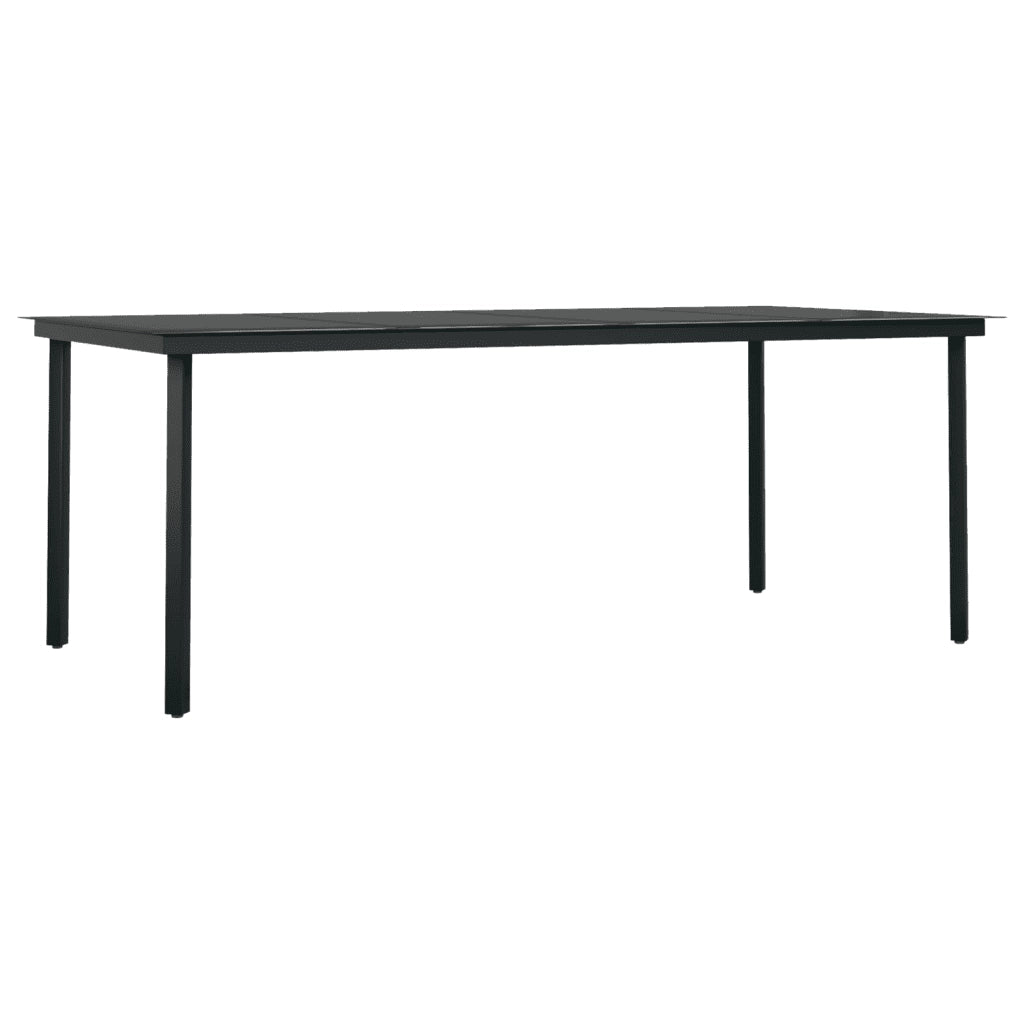 Set da Pranzo da Giardino 9 pz con Cuscini Grigio 3099478
