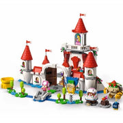 Lego super mario 71408 pack espansione castello di peach, giocattoli creativi con 5 figure, si combina con gli starter pack