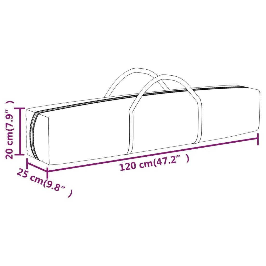 Tenda per Feste Pieghevole Antracite 2x2 m 93495