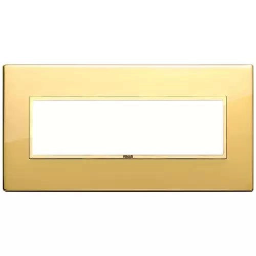 VIMAR EIKON - PLACCA 7M ORO LUCIDO
