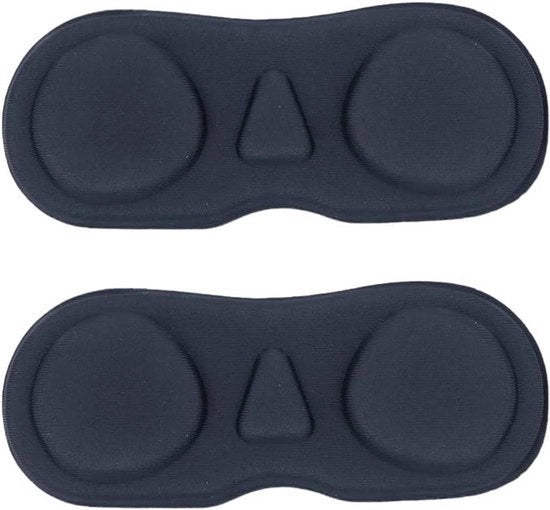 Casco VR - Protezione anti-urto - Protezione contro la polvere - Tasca di protezione - Modello per Oculus Quest 2 - Modello per Pico neo3 - 2 pezzi - Adatto per - Nero.