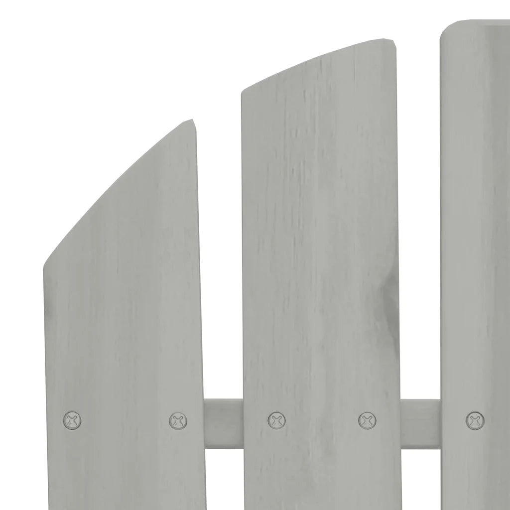 Sedia da Giardino in Legno Grigio 45702
