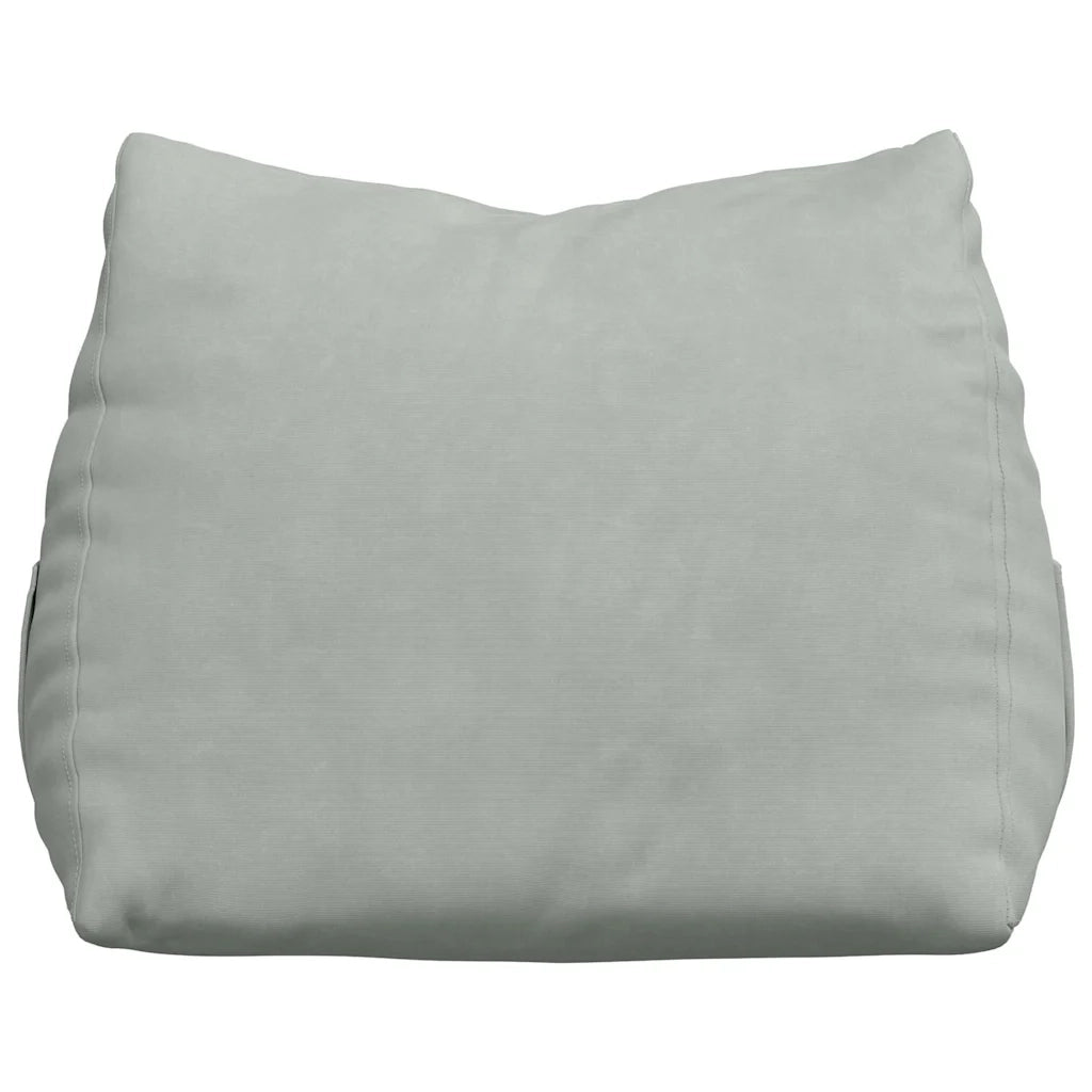Cuscino per Schiena Grigio chiaro 45 x 20 x 35 cm 42015019