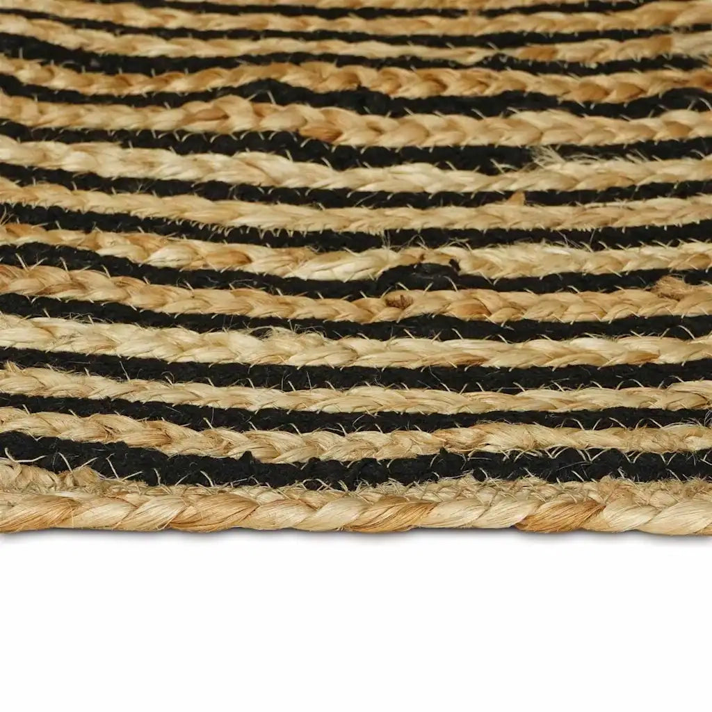 Tappeti per area Naturale e Nero 152 x 245 cm Juta 42010769