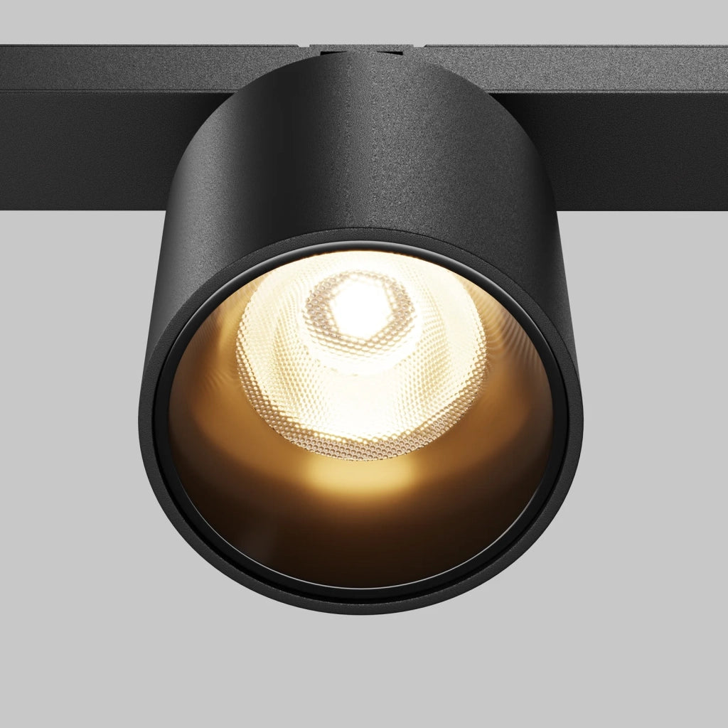 Maytoni Lampada da binario moderna Exility Alfa S 1 luce LED integrato nero alluminio