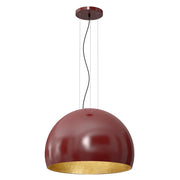 Lampada a sospensione Compo bordeaux oro Ø60 E27 Luminex