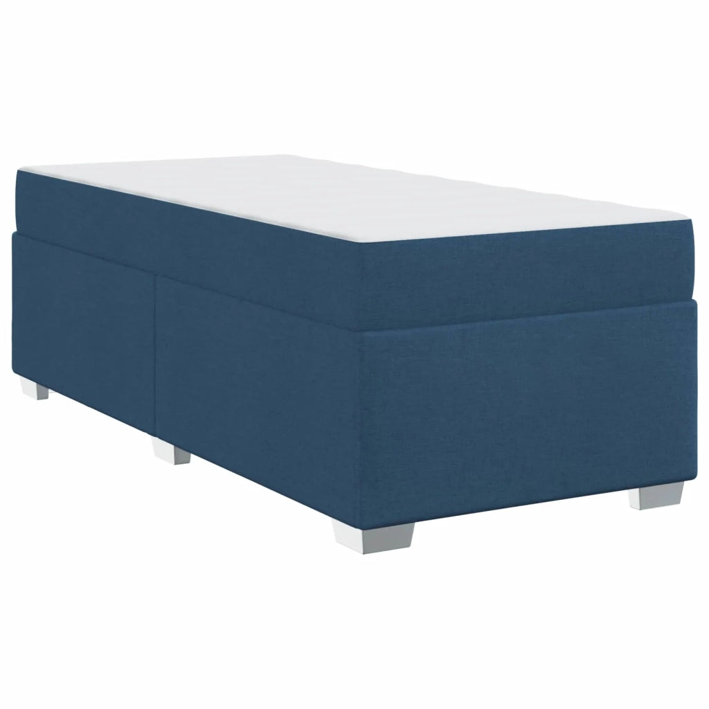 Struttura del letto con materasso Blu 80 x 200 cm Tessuto 3399151