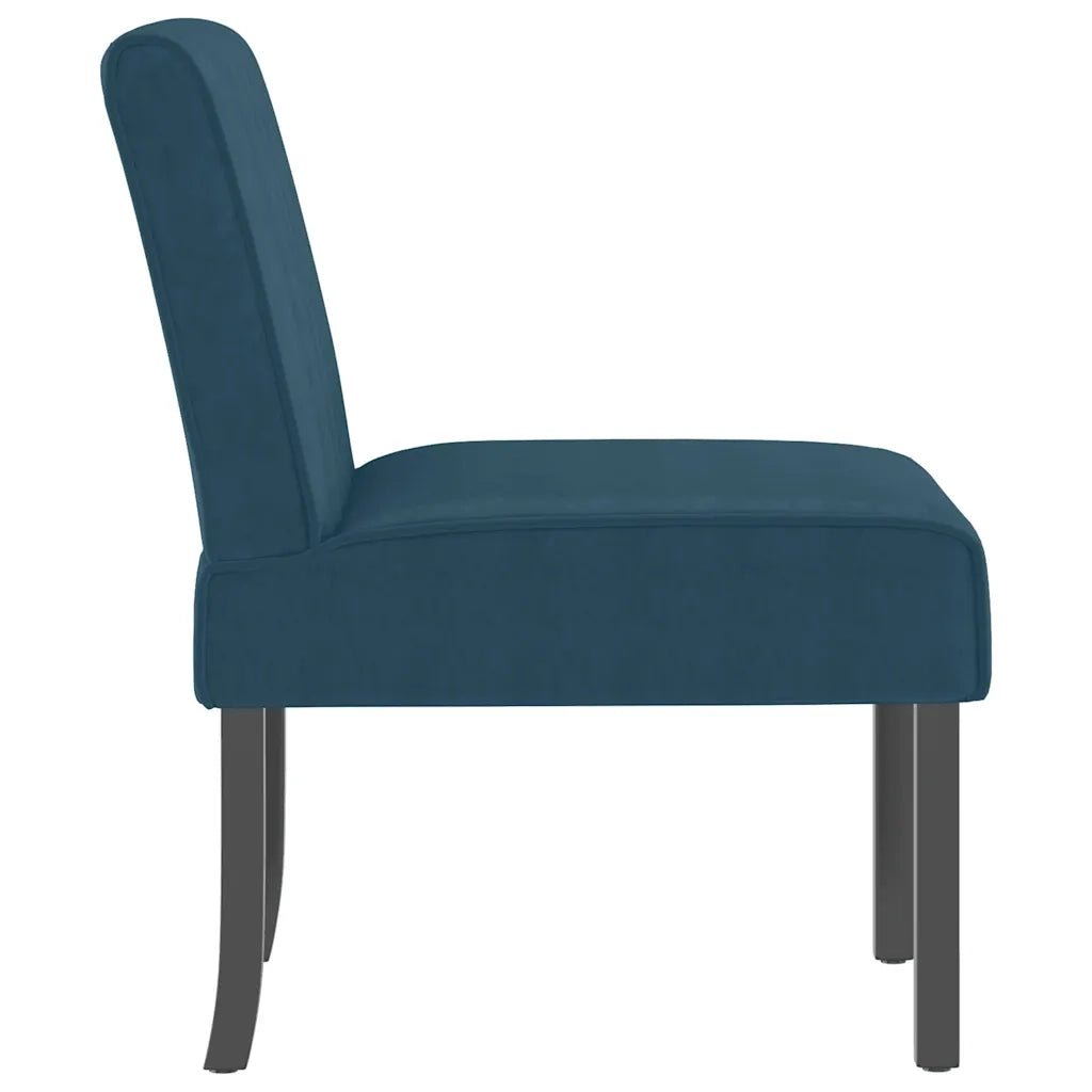 Sedia Pantofola Blu in Velluto 352450