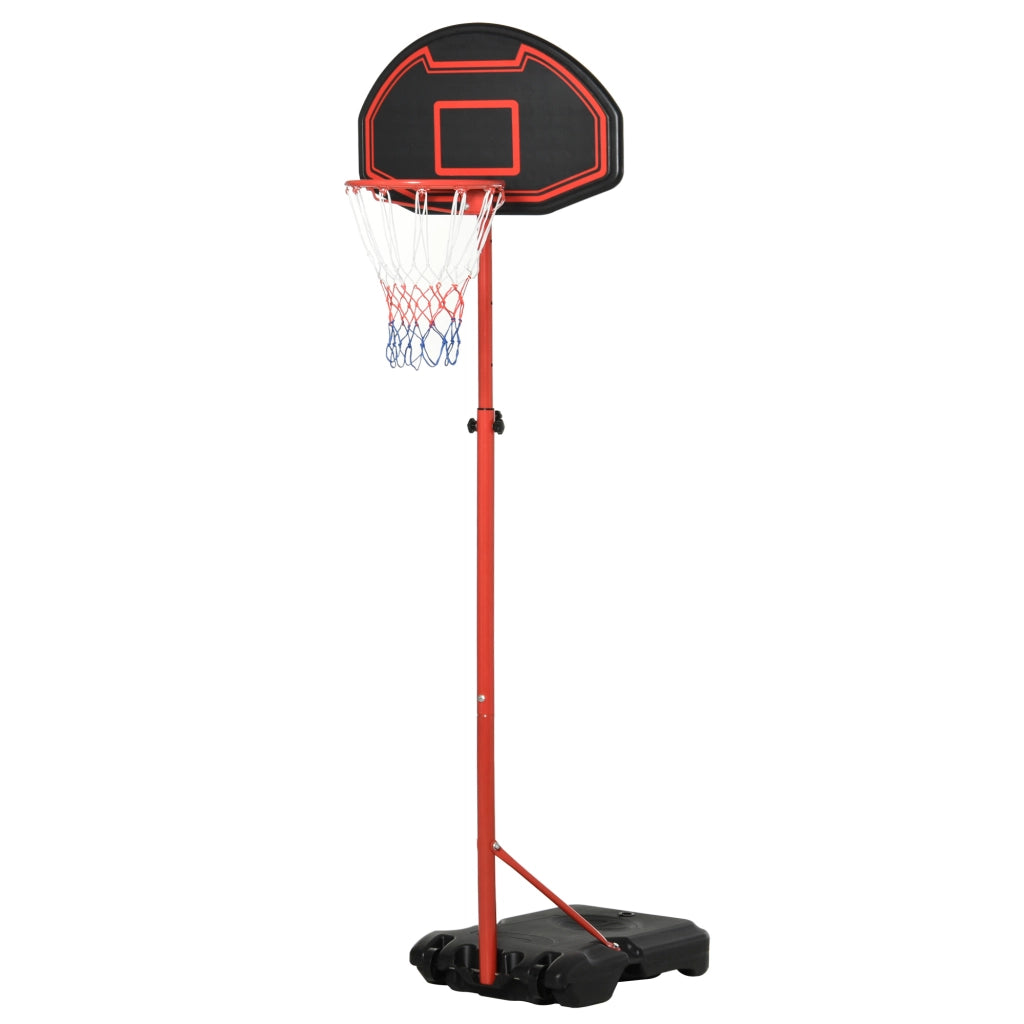 Canestro da Basket Portatile per Esterno Regolabile ¨C Minimal ¨C Acciaio e Nylon 73x49x194-249cm