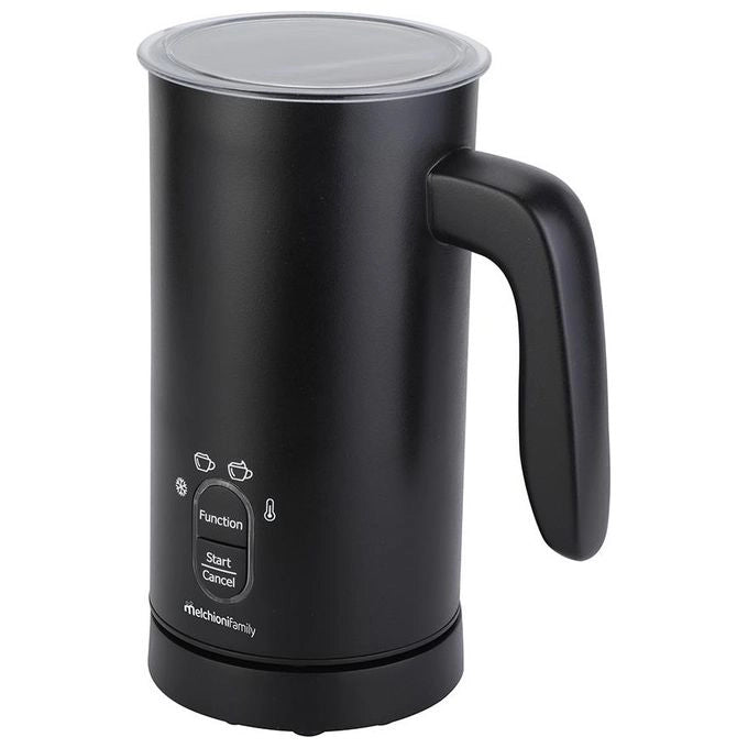 Melchioni MILKY Montalatte Elettrico 4 in 1 Capacita' 300 ml Potenza 500 W Autospegnimento colore Nero