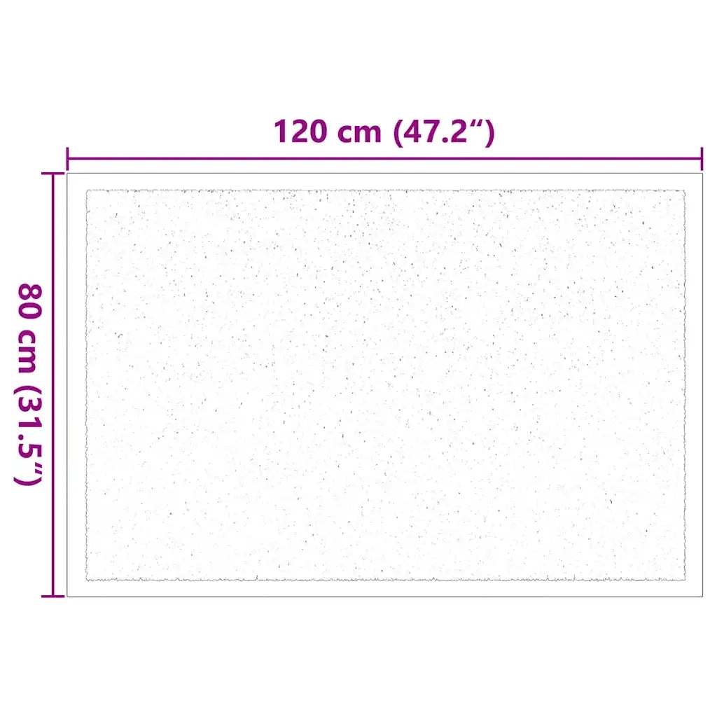 Tappetino Grigio chiaro 60 x 40 x 1.2 cm Tessuto Teddy 42013445