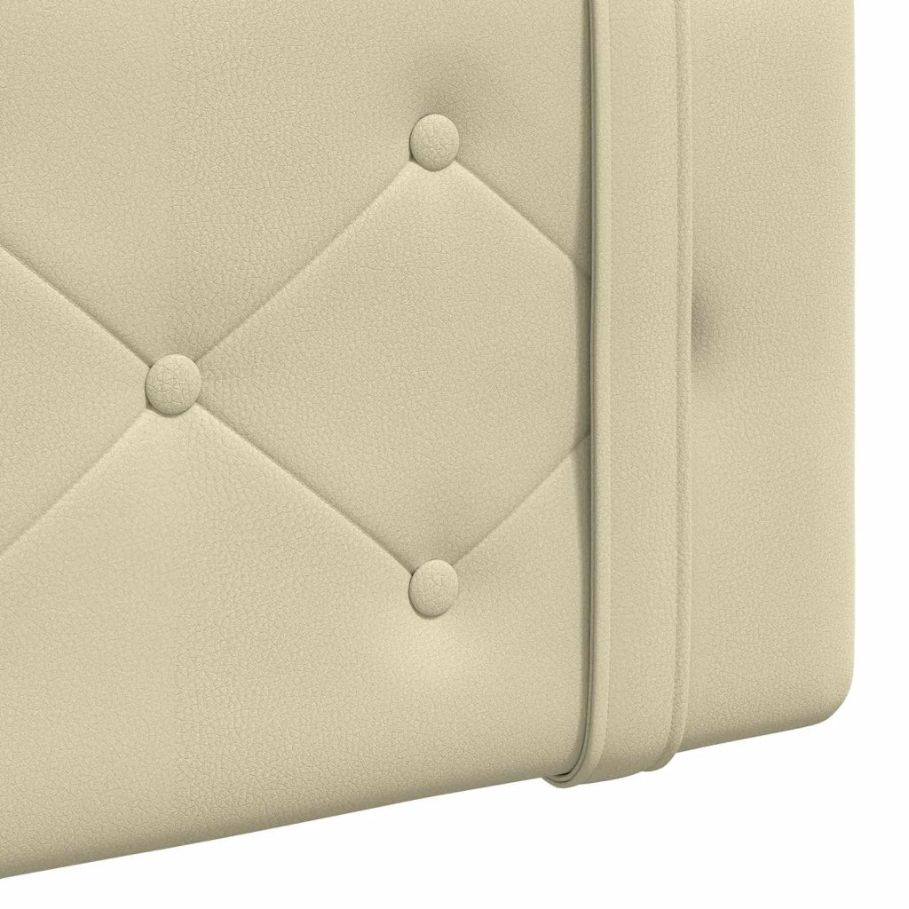 Testiera | Testata sospesa Crema Similpelle
