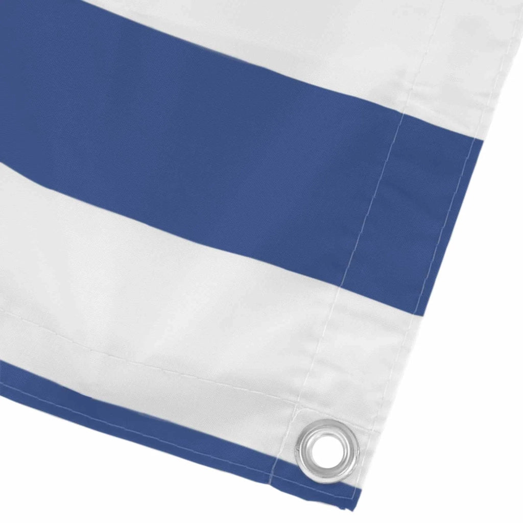 Schermo da balcone Blu e Bianco 120 x 200 cm 42030655