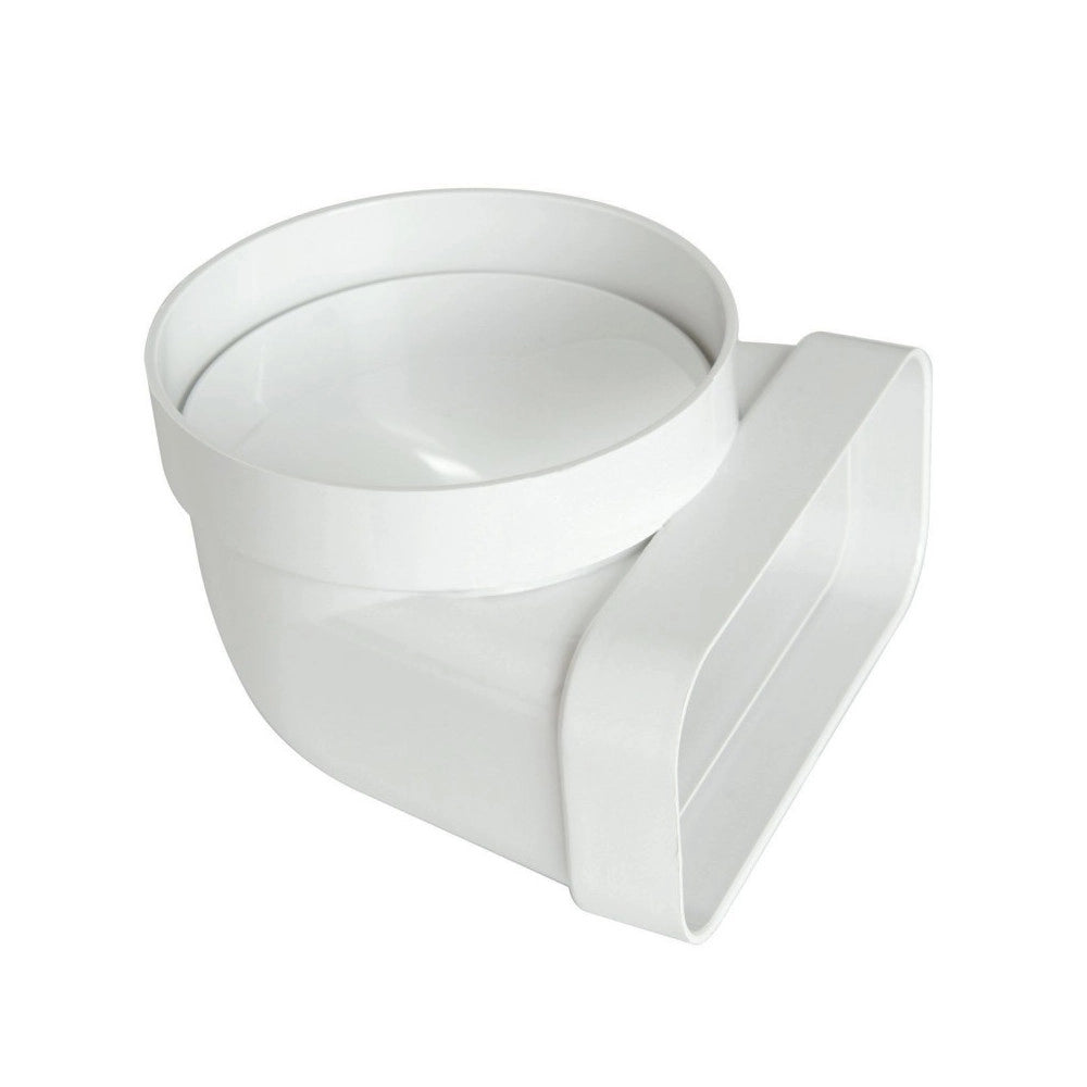 First 100 - 120x60mm a 90° curva gomito verticale ff per tubi aerazione cappa