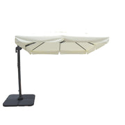 OMBRELLONE SATURNO CON TELO BIANCO 3 X 3 MT