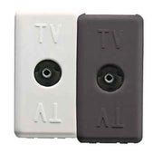 PRESA COASSIALE TV FEMMINA 'SYSTEM' Nero - GEWISS