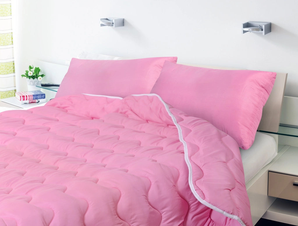Cuscino in microfibra anallergica AIO FACTORY 80x40 cm rosa