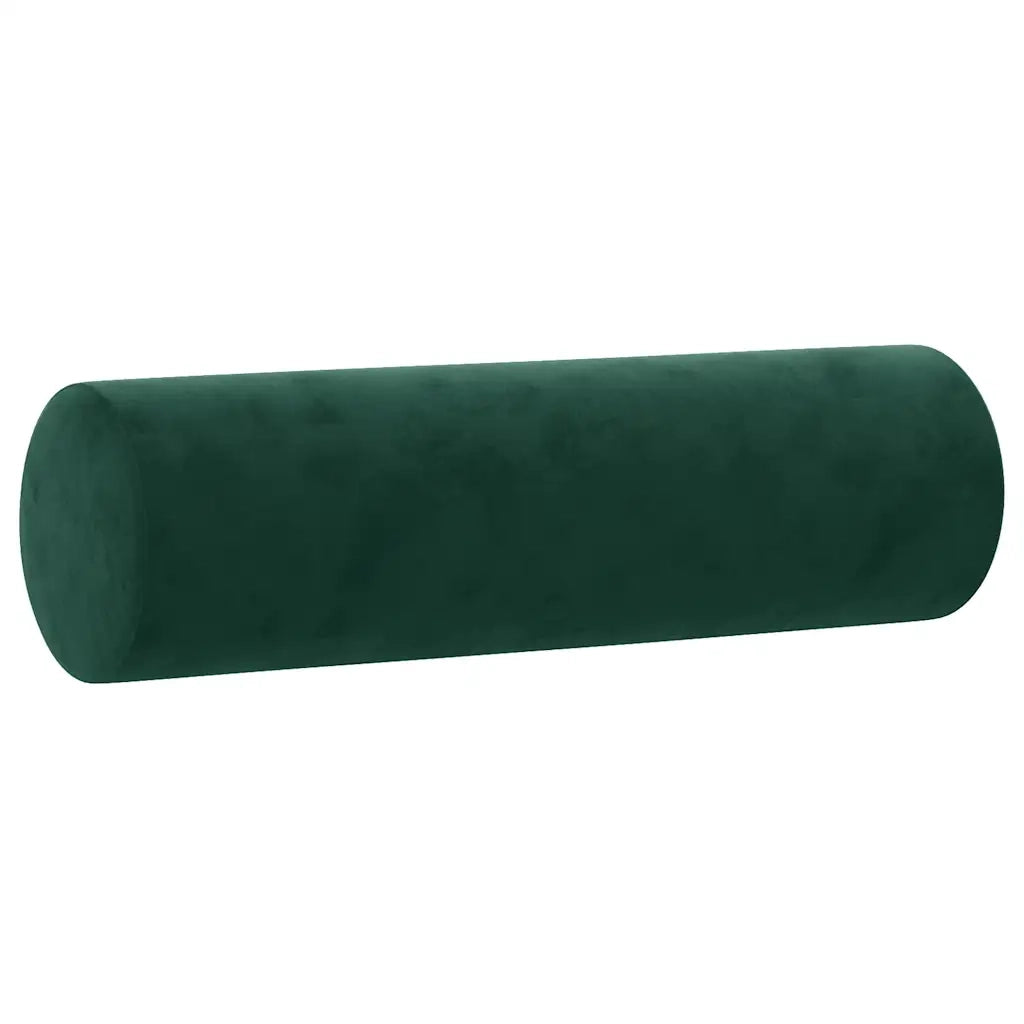 Set di Divani 2 pz con Cuscini Verde Scuro in Velluto