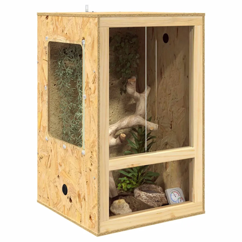 Terrario Marrone 50 x 50 x 80 cm OSB 876733