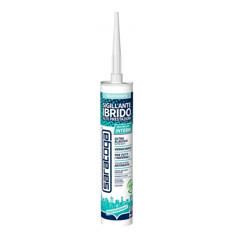 Saratoga SIGILLANTE IBRIDO PER INTERNI 280ML TRASPARENTE.