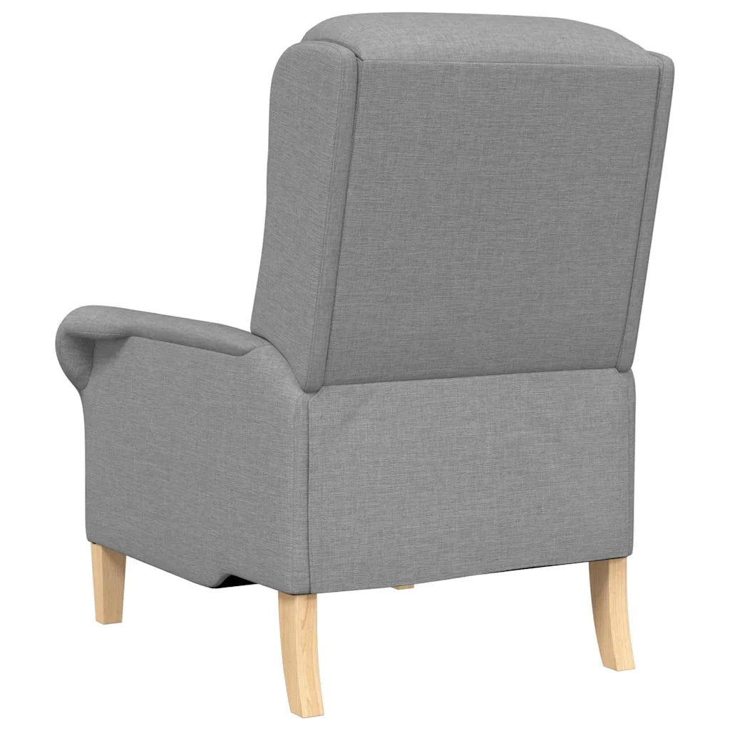 Poltrona | Sedia Relax Grigio chiaro Tessuto