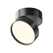 Maytoni Plafoniera moderna Onda 1 luce LED integrato nero alluminio